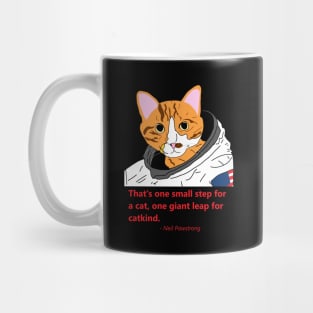 Famous Cats - Neil Pawstrong Mug